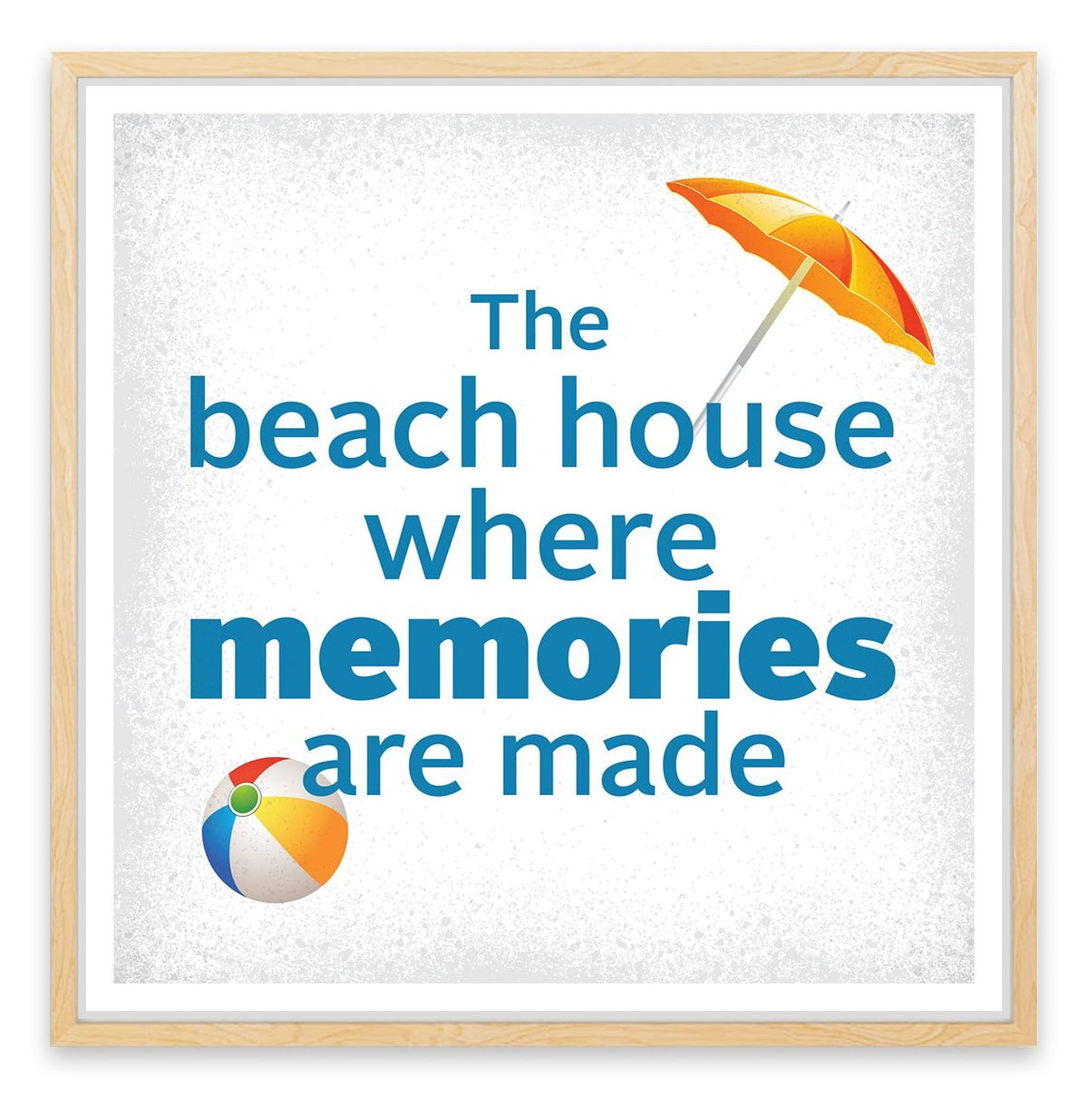At the beach house