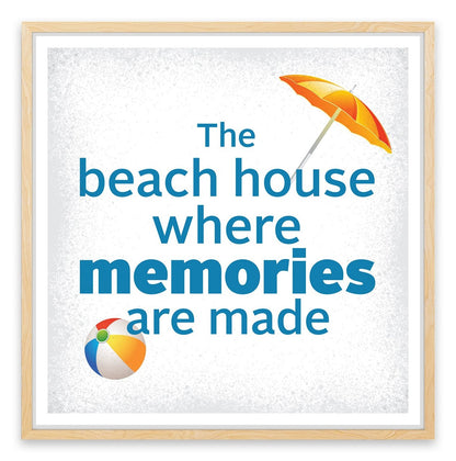 At the beach house