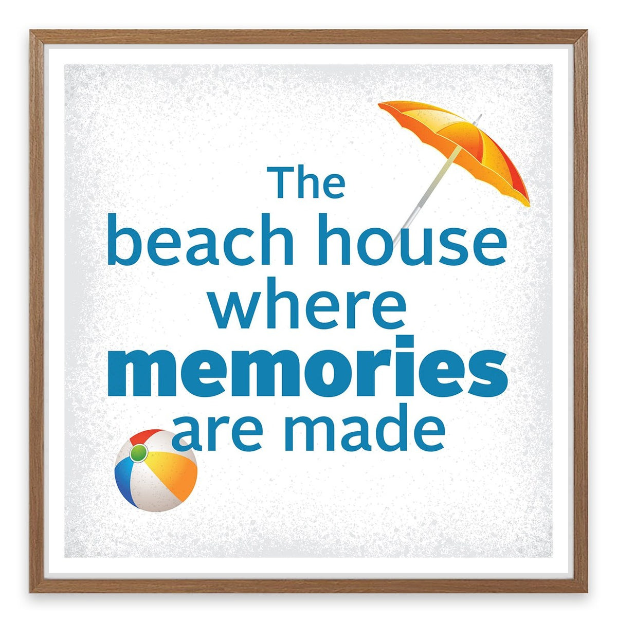 At the beach house