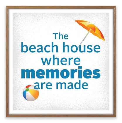 At the beach house