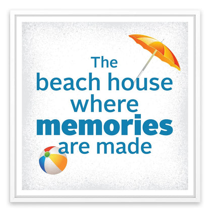At the beach house