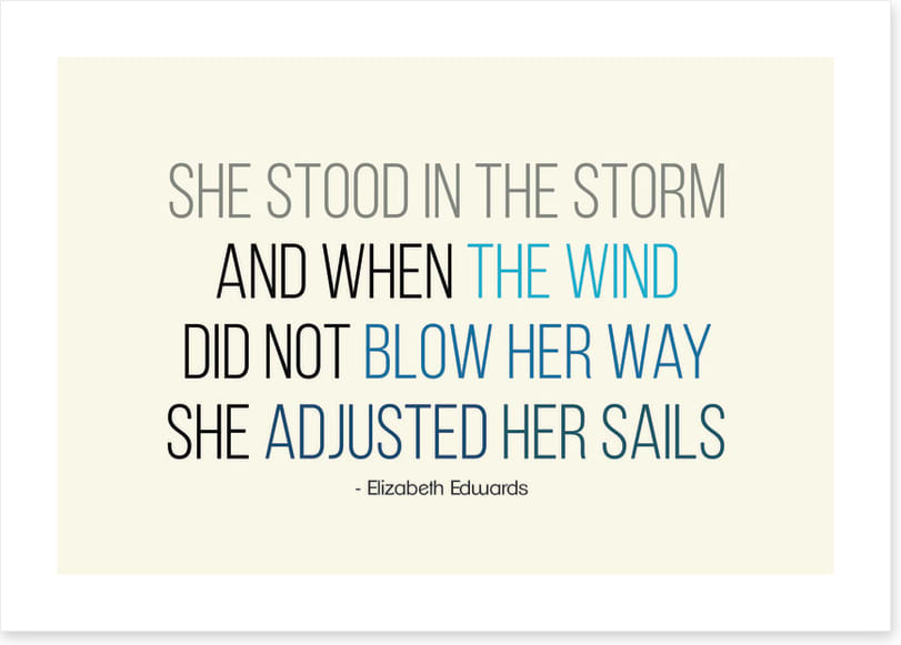 Weathering the storm