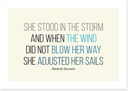 Weathering the storm