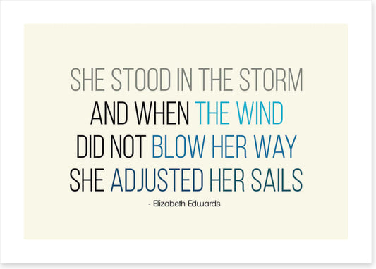 Weathering the storm