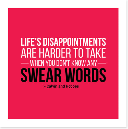 Life's disappointments