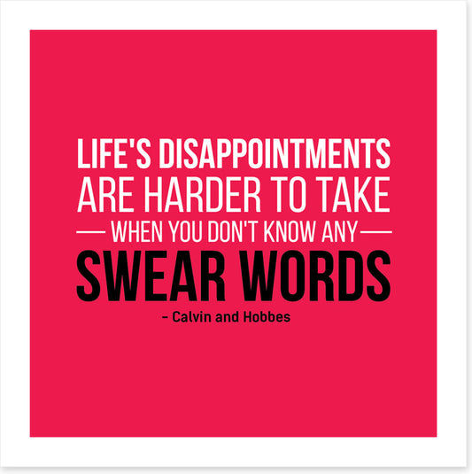 Life's disappointments
