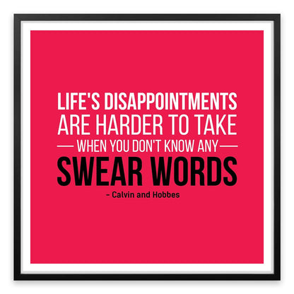 Life's disappointments