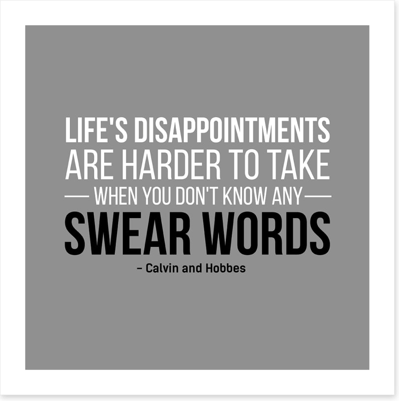 Life's disappointments