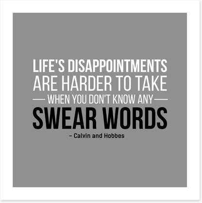 Life's disappointments