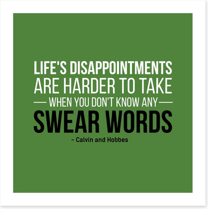 Life's disappointments