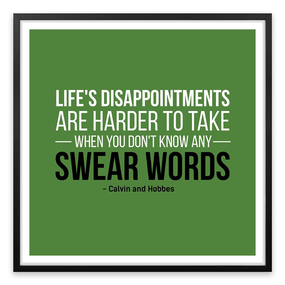 Life's disappointments