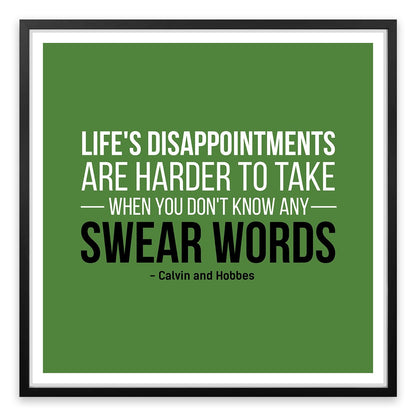 Life's disappointments