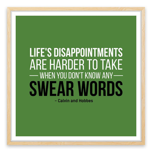 Life's disappointments