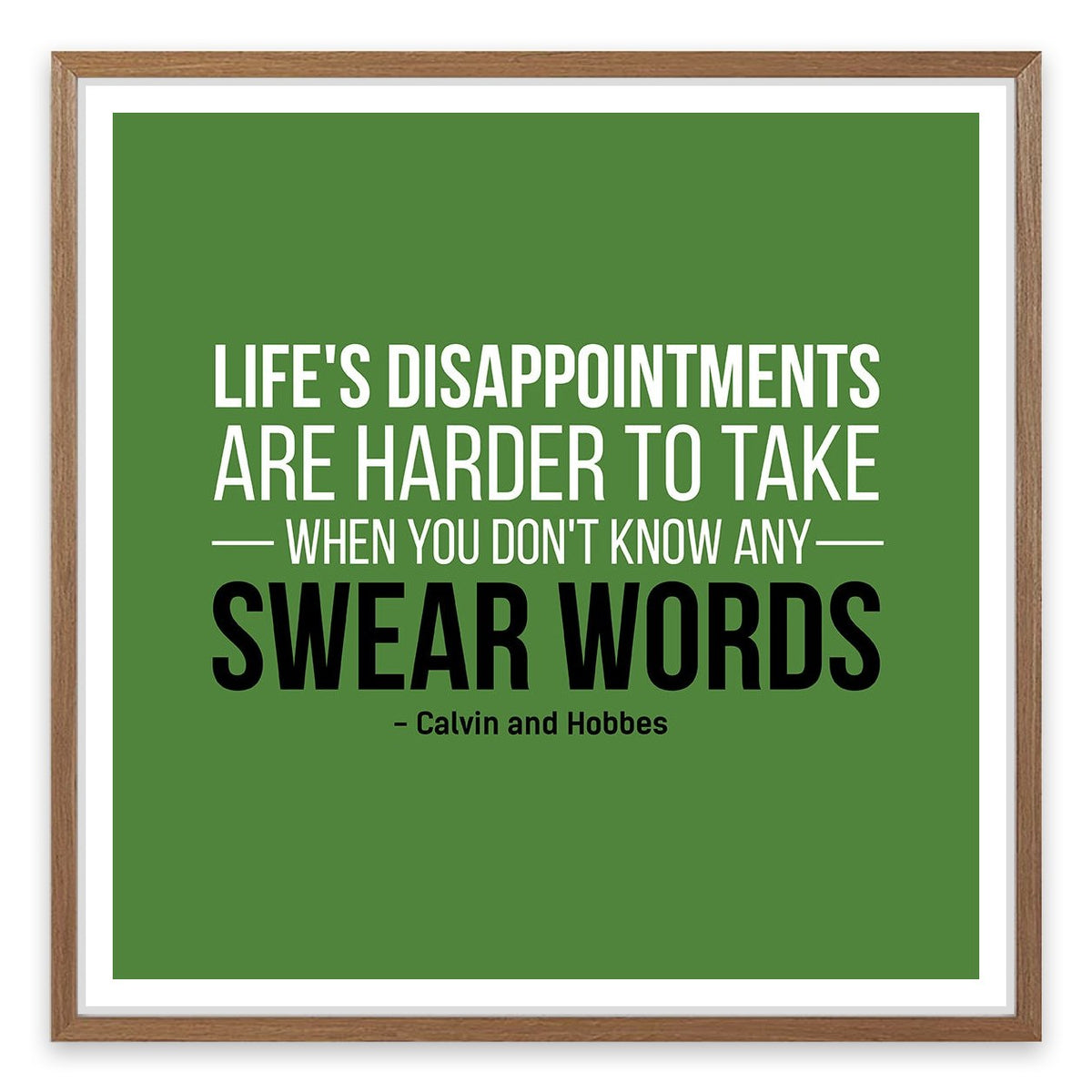 Life's disappointments