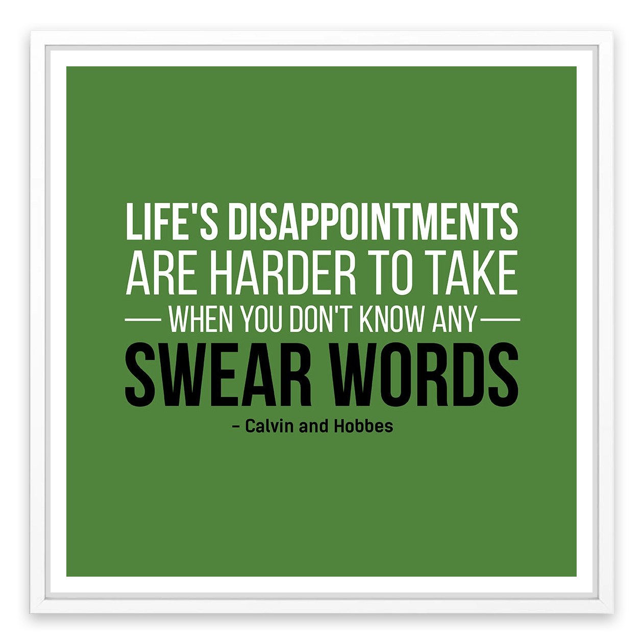 Life's disappointments