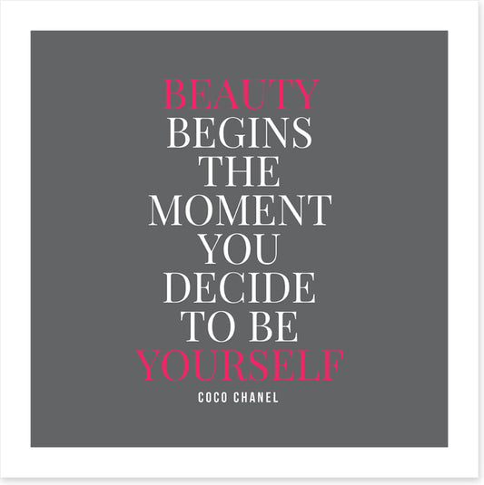 Beauty begins