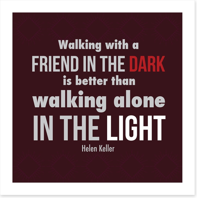 A friend in the dark