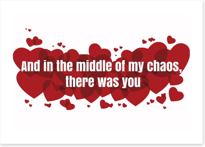 In the chaos