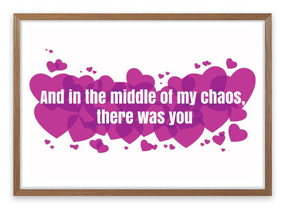 In the chaos