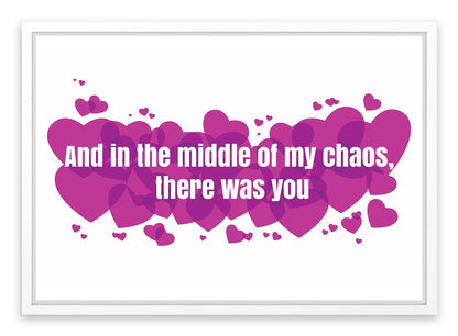 In the chaos