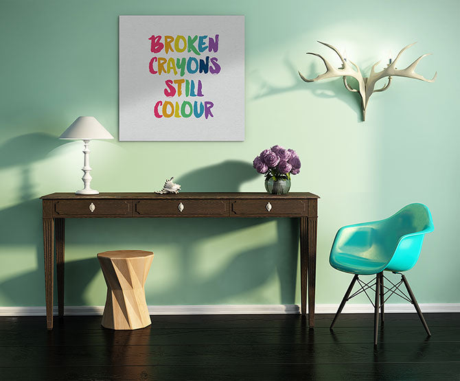 Broken crayons