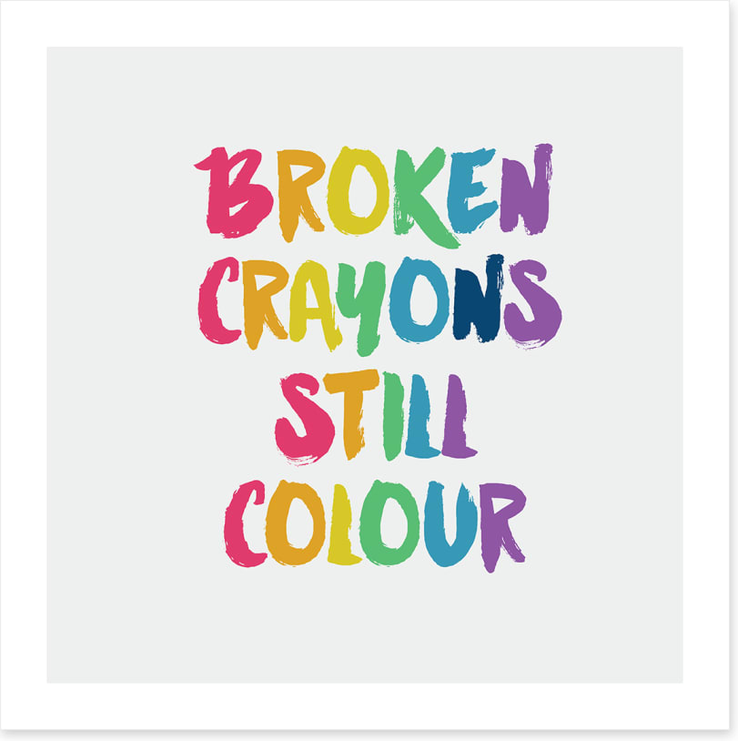 Broken crayons