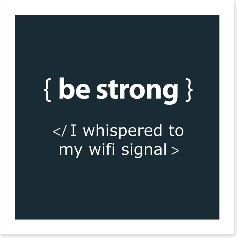 Be strong