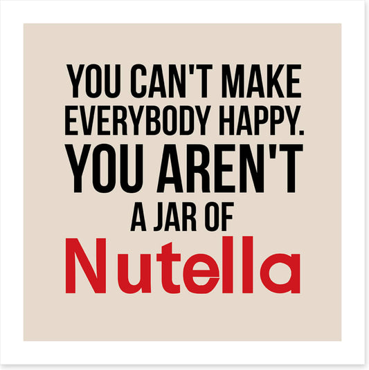 Jar of Nutella