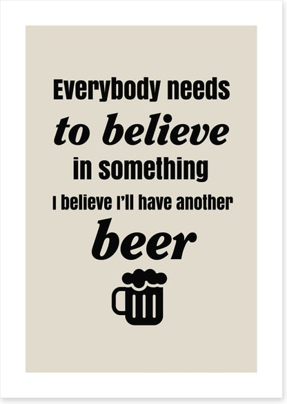 Believe in beer