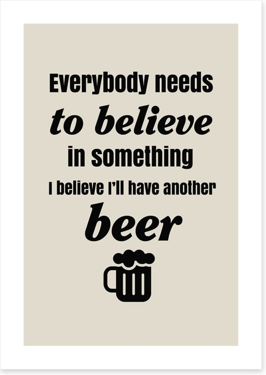 Believe in beer