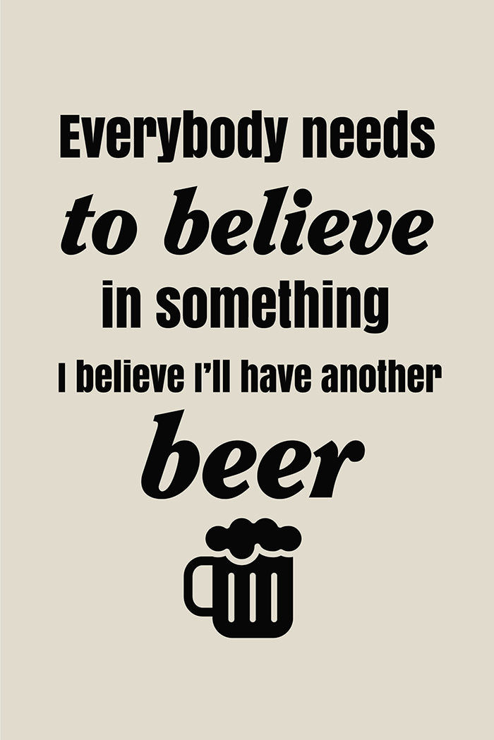 Believe in beer