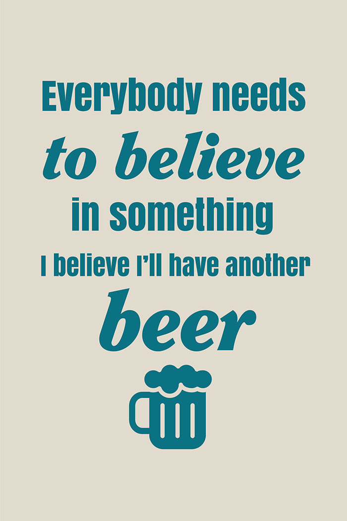 Believe in beer