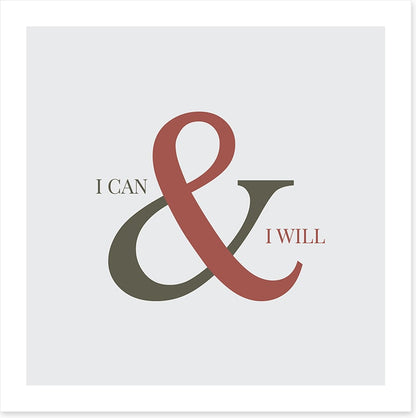 Can and will