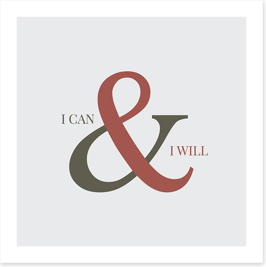 Can and will