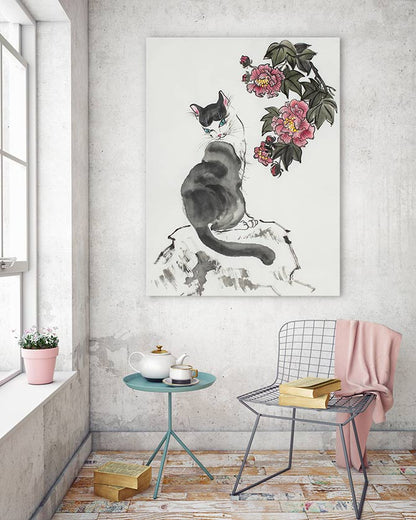 The hibiscus cat