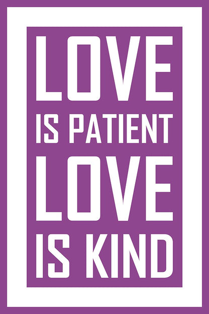 Love is patient