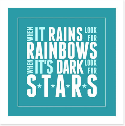 Rainbows and stars