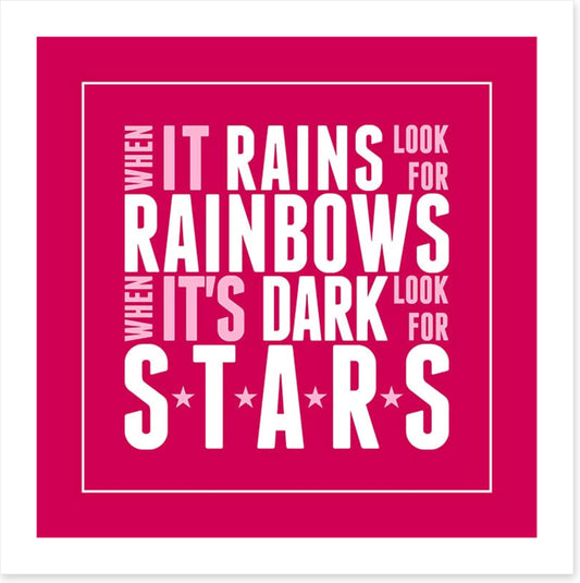 Rainbows and stars