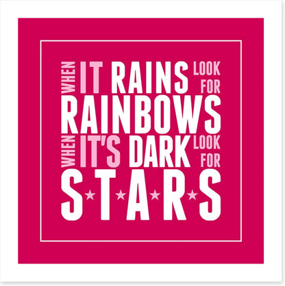 Rainbows and stars