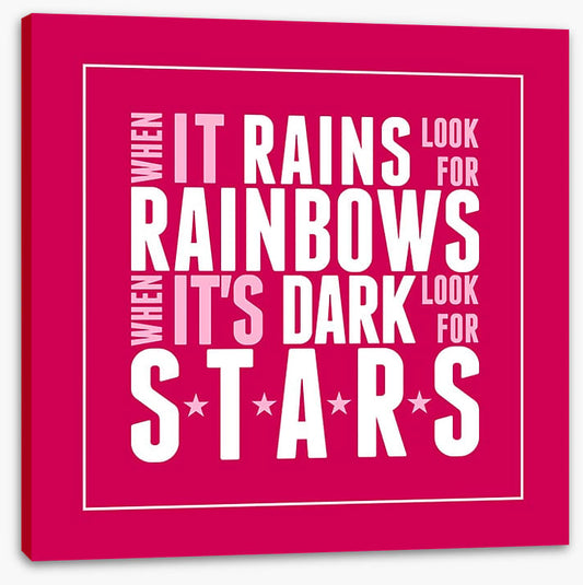 Rainbows and stars