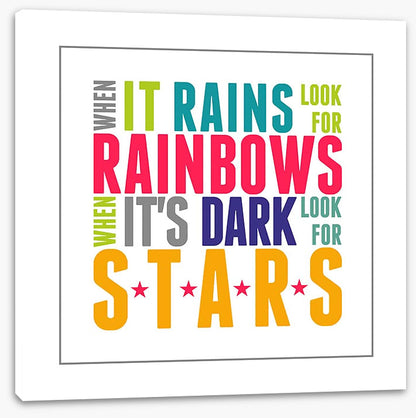 Rainbows and stars