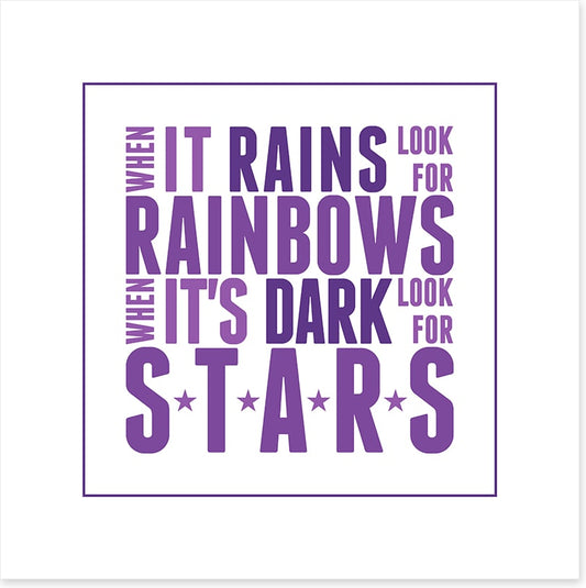 Rainbows and stars