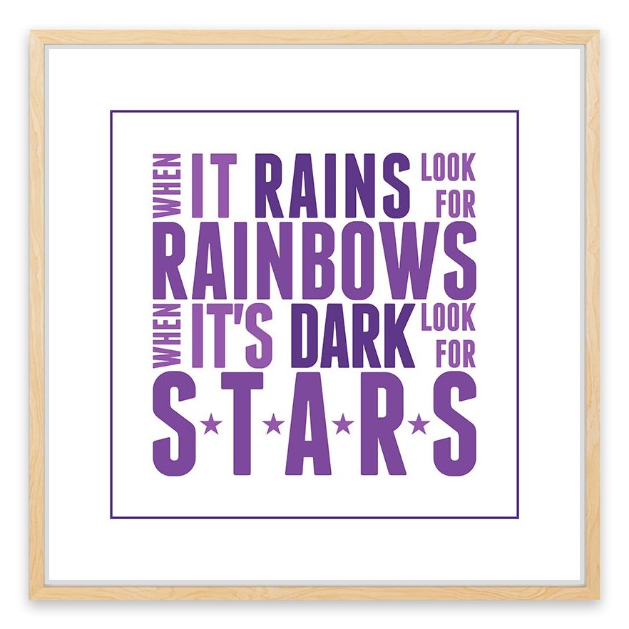 Rainbows and stars