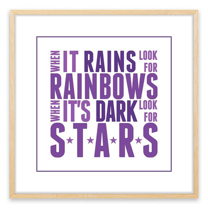 Rainbows and stars