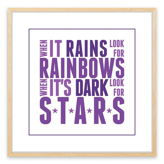 Rainbows and stars