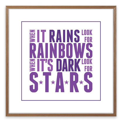 Rainbows and stars