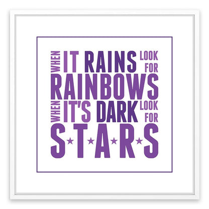 Rainbows and stars
