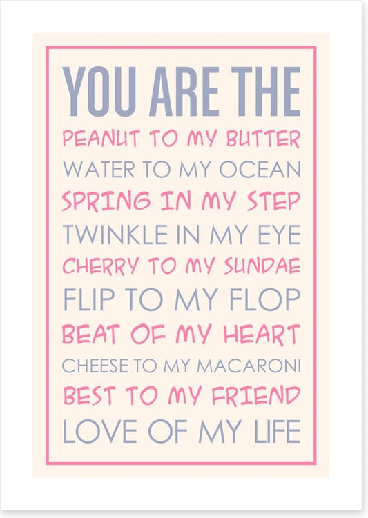 You are...