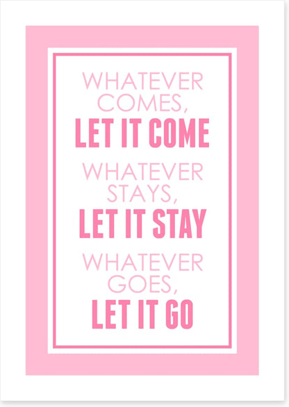 Let it go