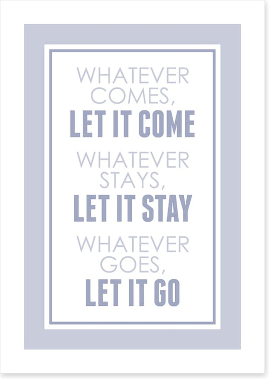 Let it go